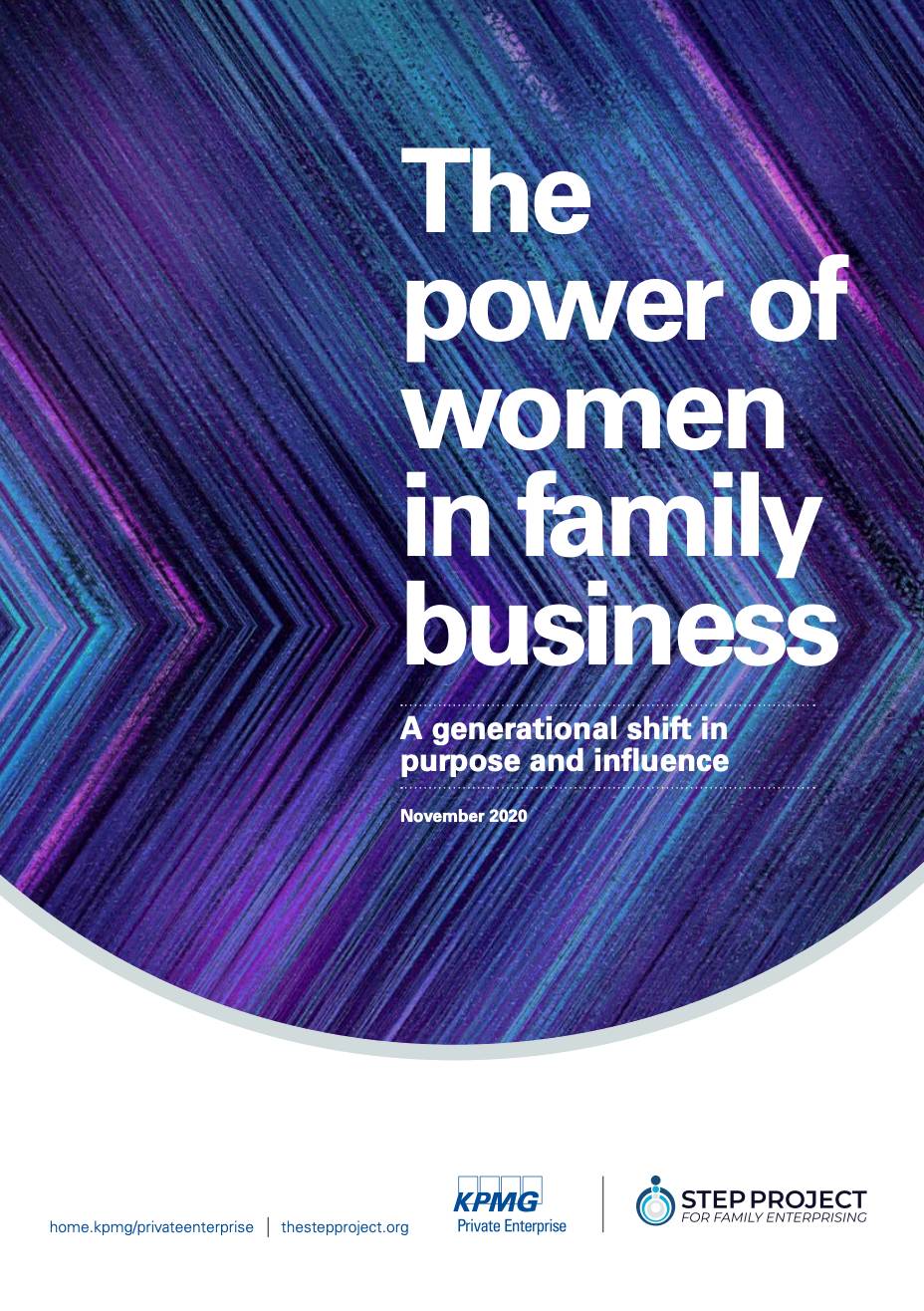 STEP Project "The Power of Women in Family Business: A generational shift in purpose and influence" Article Cover
